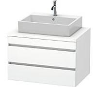 Duravit Meuble pour vasque à poser DuraStyle DS531701818 2 tiroirs 800x512x548 mm Blanc mat