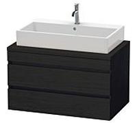 Duravit DuraStyle vasque DS531801616 90 x 54,8 cm, chêne noir, pour console, 2 tiroirs