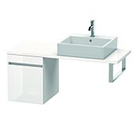 Duravit DuraStyle vasque match0 DS532102143 40 x 47,8 cm, noyer foncé / basalte mat, pour console, coulissant 2000