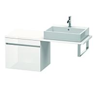 Duravit DuraStyle vasque DS532307918 60 x 47,8 cm, blanc naturel / match2 mat, pour console, coulissant 2000