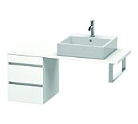 Duravit DuraStyle vasque DS532601818 40 x 47,8 cm, blanc mat, pour console, 2 tiroirs