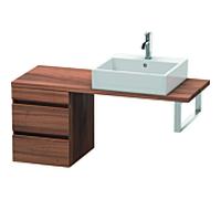 Duravit DuraStyle vasque DS532607979 40 x 47,8 cm, noyer naturel, pour console, 2 tiroirs