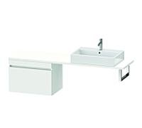 Duravit DuraStyle vasque DS534301818 70 x 47,8 cm, blanc mat, pour console, 2000 coulissant