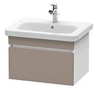 Duravit Duravit Meuble sous-lavabo DuraStyle 58x44,8 cm, mat blanc/gris, 1 tiroir, suspendu Quantité:1