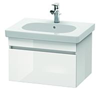 Duravit DuraStyle vasque DS638302222 60 x 45,3 cm, blanc brillant, 2000 coulissant, suspendu