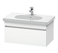 Duravit DuraStyle vasque DS638401818 80 x 45,3 cm, blanc mat, 2000 coulissant, suspendu