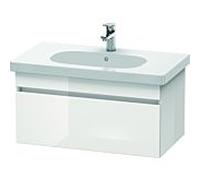Duravit DuraStyle vasque DS638402222 80 x 45,3 cm, blanc brillant, 2000 coulissant, suspendu