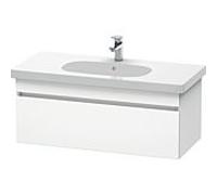 Duravit DuraStyle vasque DS638501818 100 x 45,3 cm, blanc mat, 2000 coulissant, suspendu