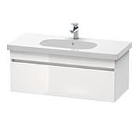 DURAVIT DuraStyle - Meuble sous vasque avec 1 tiroir 1000x398x453mm blanc brillant/blanc mat