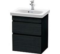 Duravit DuraStyle meuble sous-vasque DS640301616 50 x 36,8 cm, Eiche schwarz , 2 tiroirs, suspendu