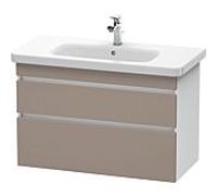Duravit DuraStyle vasque DS648204318 93 x 44,8 cm, basalte mat / blanc mat, 2 tiroirs, suspendu