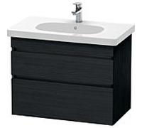 Duravit DuraStyle vasque DS648401616 80 x 45,3 cm, chêne noir, 2 tiroirs, suspendu