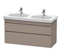 Duravit DuraStyle vasque DS648604343 115 x 45,3 cm, basalte mat, 2 tiroirs, suspendu