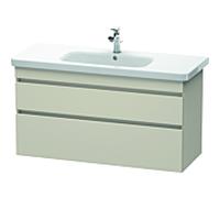Duravit DuraStyle vasque DS649509191 113 x 44,8 cm, taupe, 2 tiroirs, suspendu