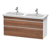 Duravit DuraStyle vasque DS649807918 123x44,8x61cm, 2 coulissants, vasque gauche / droite, blanc naturel / match2 mat