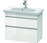 Duravit DuraStyle vasque DS649902218 73 x 36,8 cm, blanc brillant / blanc mat, 2 tiroirs, suspendu