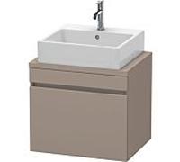 Duravit DuraStyle vasque match0 DS530004343 60 x 47,8 cm, basalte mat, pour console, coulissant 2000