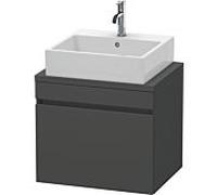 Duravit DuraStyle vasque match0 DS530004949 60 x 47,8 cm, graphite mat, pour console, coulissant 2000