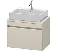 Duravit DuraStyle vasque match0 DS530109191 70 x 47,8 cm, taupe, pour console, coulissant 2000