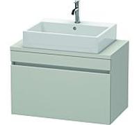 Duravit Vasque DuraStyle match0 DS530200707 80 x 47,8 cm Gris béton mat pour console coulissant 2000