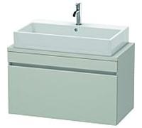 Duravit DuraStyle vasque match0 DS530300707 90 x 47,8 cm, gris béton mat, pour console, coulissant 2000