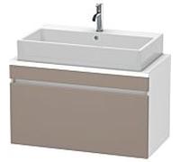 Duravit DuraStyle vasque match0 DS530304318 90 x 47,8 cm, basalte mat / blanc mat, pour console, coulissant 2000