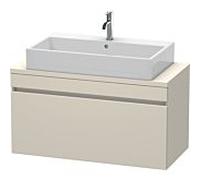 Duravit DuraStyle vasque match0 DS530409191 100 x 47,8 cm, taupe, pour console, coulissant 2000