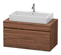 Duravit DuraStyle vasque match0 DS531402121 100 x 54,8 cm, noyer foncé, pour console, coulissant 2000