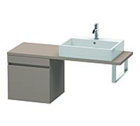Duravit DuraStyle vasque match0 DS532204343 50 x 47,8 cm, basalte mat, pour console, coulissant 2000