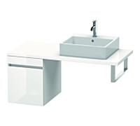 Duravit DuraStyle vasque match0 DS533104943 40 x 54,8 cm, graphite mat / basalte mat, pour console, coulissant 2000