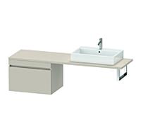 Duravit DuraStyle vasque match0 DS535409191 70 x 54,8 cm, taupe, pour console, coulissant 2000