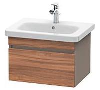 Duravit DuraStyle vasque match0 DS638007943 58 x 44,8 cm, noyer naturel / basalte mat, 2000 , suspendu