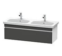 Duravit DuraStyle vasque match0 DS639804918 123x44,8x39,8cm, 2000 , vasque gauche / droite, graphite mat / blanc mat