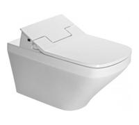 Duravit DuraStyle WC japonais à fond creux sans bride avec fixation cachée 37x62cm avec abattant japonais Slim Sensowash blanc 631001002004300