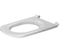 Duravit DuraStyle - WC-Sitzring DuraStyle Vital weiß mit Winkelpuffern Scharnieren aus Edelstahl