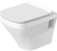 Duravit DuraStyle WC suspendu Compact, à fond creux, 370x480mm, rimless, 2571090000, Couleur: Blanc
