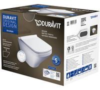 Duravit DuraStyle WC suspendu Rimless Set 455109, y compris siège WC, 45510900A11, Couleur: Blanc avec Wondergliss