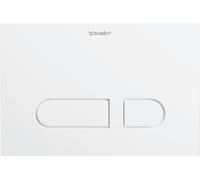 Duravit Plaque de déclenchement DuraSystem WD5001011000 21,7 x 14,65 cm, plastique blanc , pour WC