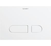 Plaque dactionnement Duravit DuraSystem A1 mécanique pour WC, 217x146,5 mm, plastique, WD5001031000, Couleur: Noir Mat