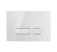 Duravit DuraSystem plaque de commande A1 pour WC suspendu verre blanc WD5002012000