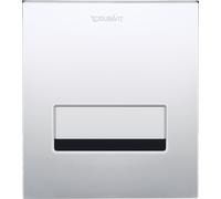 Duravit DuraSystem plaque de déclenchement électronique pour urinoirs A2, zinc moulé, 130x150mm, WD5006023000, Couleur: Panneau frontal en zinc moulé sous pression, chromé brillant