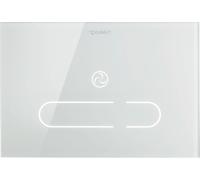 Duravit DuraSystem plaque de déclenchement électronique, pour WC A2, verre blanc, 229,8x157mm, WD5003012000