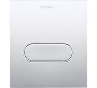 Duravit DuraSystem plaque de déclenchement mécanique pour urinoirs A1, 130x150mm, WD5004021000, Couleur: Plaque frontale en plastique, chrome brillant