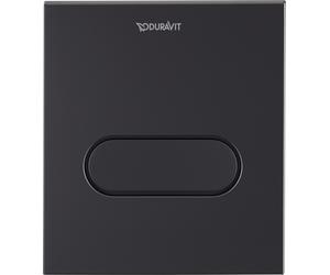 Duravit DuraSystem plaque de déclenchement mécanique pour urinoirs A1, 130x150mm, WD5004031000, Couleur: Face avant en plastique, noir mat