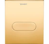 Duravit DuraSystem plaque de déclenchement mécanique pour urinoirs A1, plastique, 130x150mm, WD5004341000, Couleur: Or poli