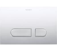 Duravit DuraSystem plaque de déclenchement mécanique pour WC A1, plastique, 217x146,5 mm, WD5001021000, Couleur: Plaque frontale en plastique, chrome brillant