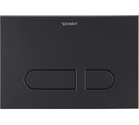 Duravit DuraSystem plaque de déclenchement mécanique pour WC A1, plastique, 217x146,5 mm, WD5001031000, Couleur: Noir Mat