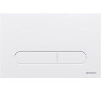 Duravit DuraSystem plaque de déclenchement mécanique pour WC Beta 100, Dual Flush, WD5009011000, Couleur: Blanc