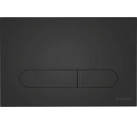 Duravit DuraSystem plaque de déclenchement mécanique pour WC Beta 100, Dual Flush, WD5009031000, Couleur: Noir Mat
