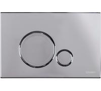 Duravit DuraSystem plaque de déclenchement mécanique pour WC Beta 120, DualFlush, 230x150,5mm, WD5010021000, Couleur: Chrome brillant